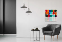 “Matched” By Stephanie Levin, Mixed Media on Canvas