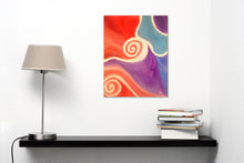 Twisted Lily by Teresa Carlisle, Acrylic on Canvas
