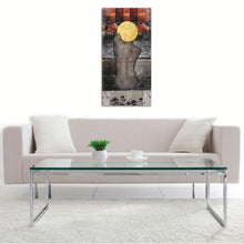 Star. Evening. Im Not Going to Fall Again, by Anna and Valeriia Lyshchenko, Collage on Linen Canvas