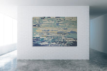 "12:00 p.m." By Gloriana Sandoval, Mixed Media on Wood Panel
