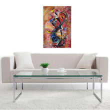 “Pembe Instrumental Series” By Abu Mwenye, Acrylic on Canvas