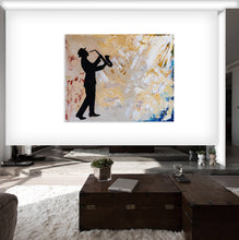 “Jazz a Saint Germain” By Natalie Gourdal, Acrylic on Canvas