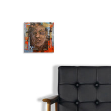 “The Will to Intervene” By Colin Merrin, Oil and Collage on Canvas