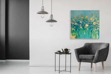 "Blue By You" By Jeannie Fafoutis, Acrylic on Canvas