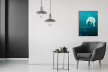 “Out of the Sinking Planet” By Anders Rasmussen, Acrylic on Canvas