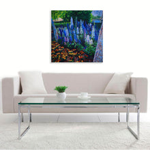 "Delphinium” By Ruben Zavala, Oil on Canvas