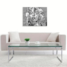 “Marilyn” By Reza Safa, Oil & Acrylic on Canvas