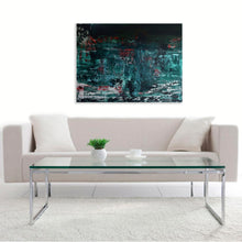 “Red Petals on Water” By Ric Connors, Acrylic on Canvas
