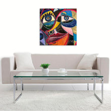 “On the Edge I” By Carlos Buitrago, Acrylic on Canvas