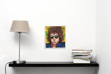 “Bob Dylan” By Ritch Benford, Mixed Media on Watercolour Paper