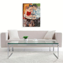 "Tete-a-Tete" By Bonnie Garvin, Acrylic on Canvas