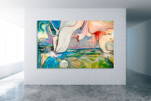 "Parachutes and Parasails" By Tina Cantelmi, Acrylic on Italian Linen