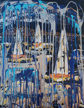 “Through the Curtains”  By Brenda Bush, Acrylic on Canvas
