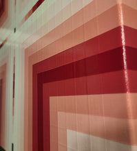"STITCH-INV III, PINK, 001" by Michael Patrick Thieme, Acrylic on Canvas