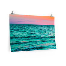COLOR Ocean Premium Matte horizontal posters