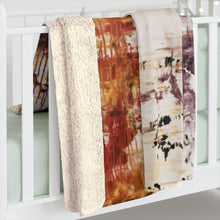 Laguna Abstract Art Sherpa Fleece Blanket