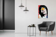 “Mick” By Carol Levin, Printed on Metallic Paper & Acrylic