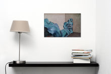 In Blue by Ljupka Mitic-Madic, Acrylic on Panel Canvas (Framed)