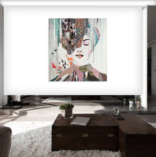 “Showing Up” By Irene Hoff, Mixed Media on Canvas