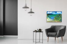 “From Barnicot Track-Nelson” By Marion Towns, Soft Pastel On Paper