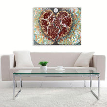 "Broken Healing Heart" By Ruby Bell, Mixed Media