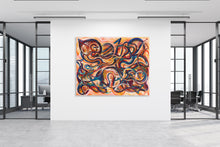"Peacefully Loud Universe" By Aleksandra Bjelica, Acrylic on Canvas