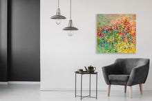 "A Pop of Happiness" By Jeannie Fafoutis, Acrylic on Canvas