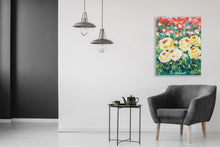 “Party Roses” By Brenda Bush, Acrylic on Canvas
