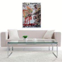 "Mansei" By Lee Hopshida, Acrylic on Wood