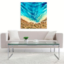 “Island 3D“ By Rajvir Singh, Mixed Media on Canvas
