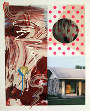 "Picher OK" By Matthew Luther, Mixed Media Behind Framed Glass