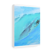 Surfer Light blue Stretched Canvas Giclee
