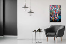 “Electra” By Rachel Camilleri, Acrylic and Spray Paint on Canvas