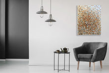 ''Summer in the Metallic Garden''  By Mihaela Stoenescu, Acrylic on Canvas