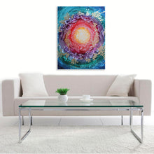 "Protectors of the Womb" By Melissa Leslie, Mixed Media on Canvas