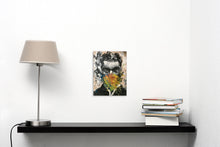 "Vincent Cassel Masked" By Eric Son, Mixed Media on Wood
