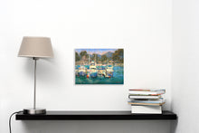 “Dana Point Harbor 1” By Lorraine Dawson, Oils on Panel