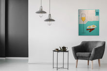 “Breakfast At Tiffany’s?” By Zarducci, Mixed Media on Canvas
