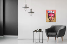 “940” By Galya Kerns, Oil and Plastic On Canvas  