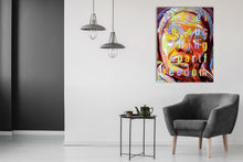 Madiba- There Is No Such Thing As Part Freedom by Charles Bongers, Acrylic on Canvas