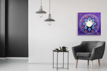 “You And Me” By Joanna Chrys, Mixed Media on 3 Plexiglass Panels