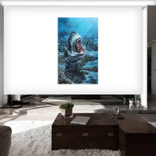 "What Lurks Below" By Brian Hebets, Acrylic and Ink on Canvas