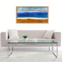 "Plage" By David Calderon, Acrylic on Plywood