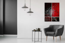 “INTROVERT In RED” By Shanta Monroe, Acrylic on Canvas