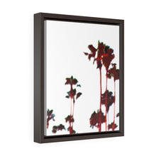 San Clemente Palm Trees Vertical Framed Premium Gallery Wrap Canvas