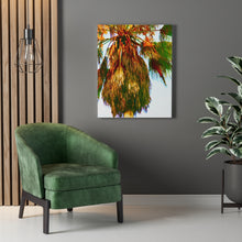 Palm Trees Beach Stretched Canvas