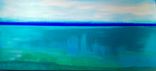 “Purple Line” by TOWNLEY, Mixed Media on Canvas