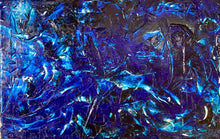 “Super Gel Blue” by TOWNLEY, Oils on Canvas