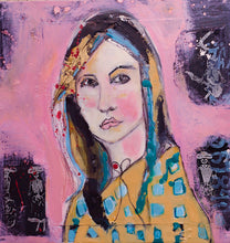 “Layla” By Liz Arnold, Acrylic on Wood