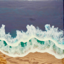 "Big Blue" by Surf Ghetto, Epoxy Resin on Oak